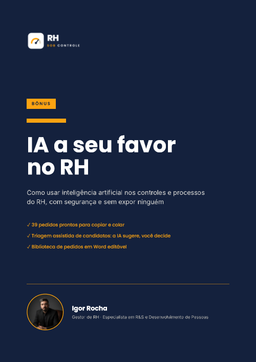 IA a seu favor no RH